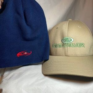 Lot of 2 Quiksilver hats